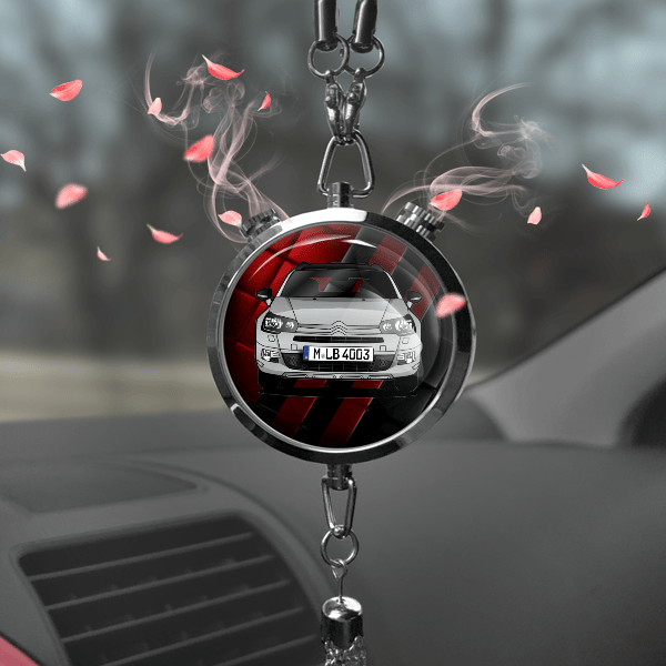 C5 CrossTourer Autoduft personalisiert mit Auto u. Kennzeichen! Chrom, S