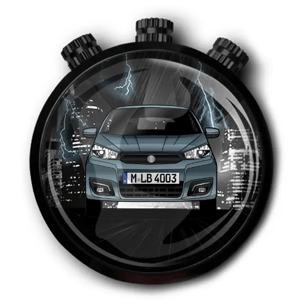 eCity Sport Autoduft personalisiert mit deinem Auto u. Kennzeichen!