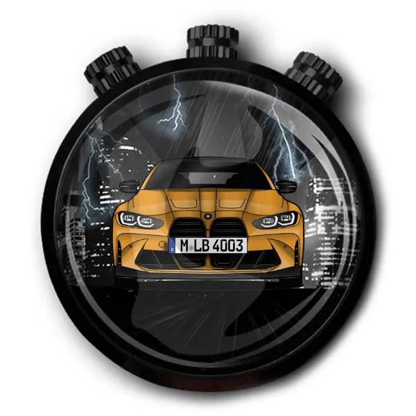 M4 Autoduft personalisiert mit deinem Auto u. Kennzeichen!