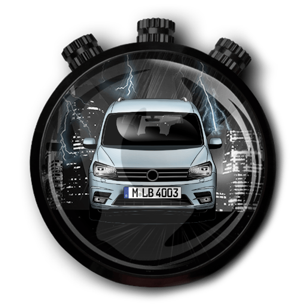 Caddy Autoduft personalisiert mit deinem Auto u. Kennzeichen!