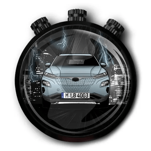 Kona Elektro Autoduft personalisiert mit deinem Auto u. Kennzeichen!
