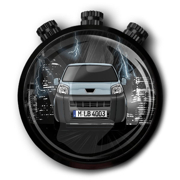 Bipper Autoduft personalisiert mit deinem Auto u. Kennzeichen!