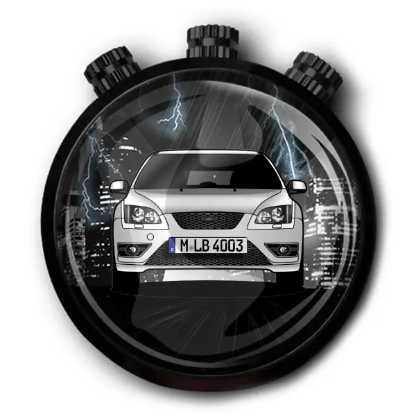 Focus ST Autoduft personalisiert mit deinem Auto u. Kennzeichen!