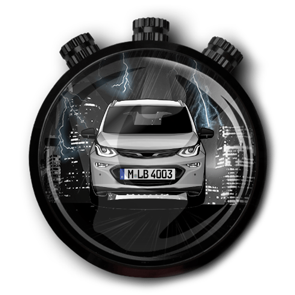 Ampera-e Autoduft personalisiert mit deinem Auto u. Kennzeichen!