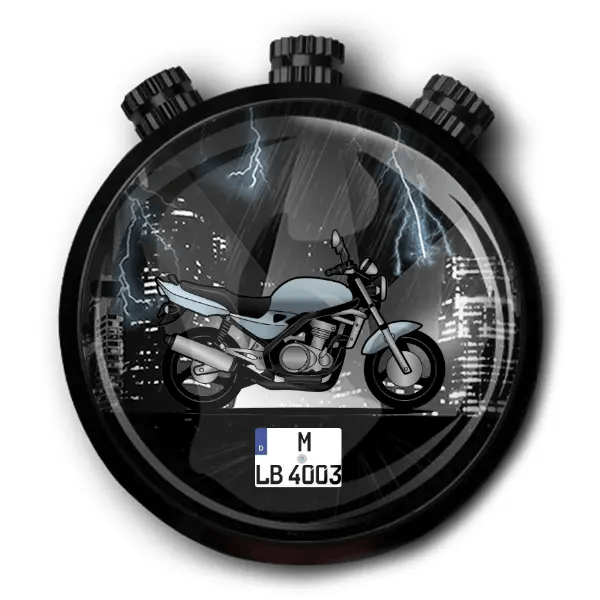 ER-5 Autoduft personalisiert mit deinem Motorrad u. Kennzeichen!