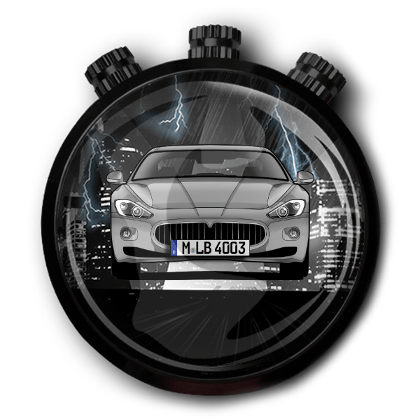 Granturismo Autoduft personalisiert mit deinem Auto u. Kennzeichen!