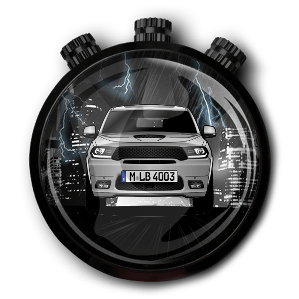 Durango SRT Autoduft personalisiert mit deinem Auto u. Kennzeichen!