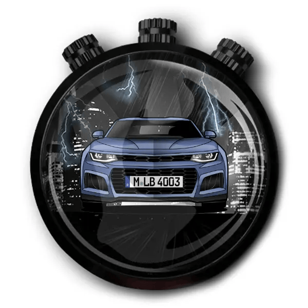 Camaro RS Coupe Autoduft personalisiert mit deinem Auto u. Kennzeichen!