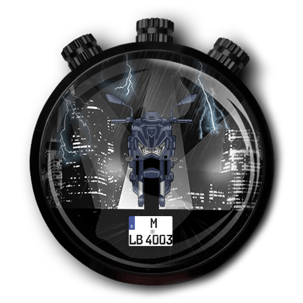 Z 800 Autoduft personalisiert mit deinem Motorrad u. Kennzeichen!