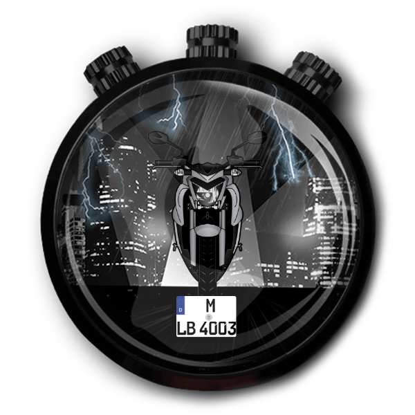 GSX-S 1000 Autoduft personalisiert mit deinem Motorrad u. Kennzeichen!