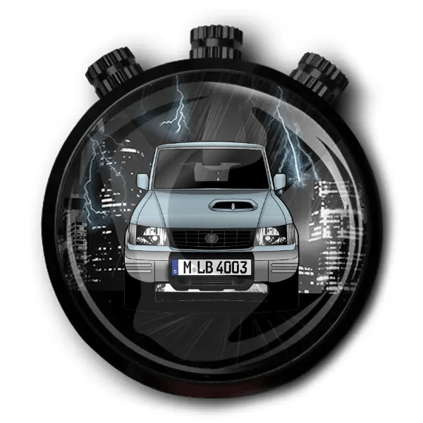 Galloper Autoduft personalisiert mit deinem Auto u. Kennzeichen!