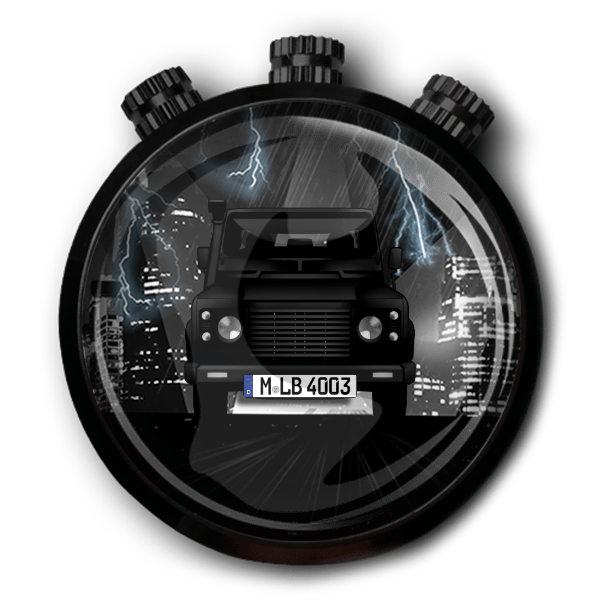 Defender Autoduft personalisiert mit deinem Auto u. Kennzeichen!