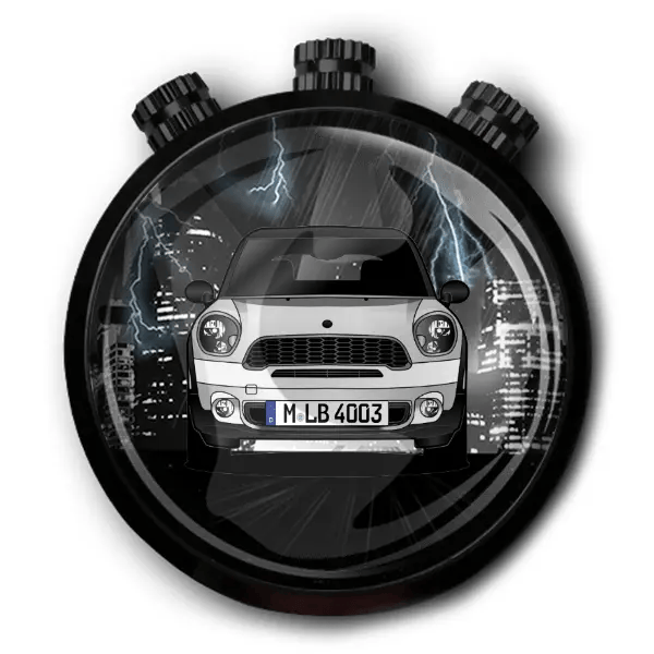 Paceman Cooper Autoduft personalisiert mit deinem Auto u. Kennzeichen!