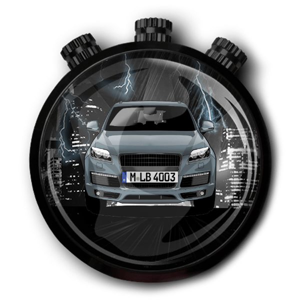 Q7 Autoduft personalisiert mit deinem Auto u. Kennzeichen!