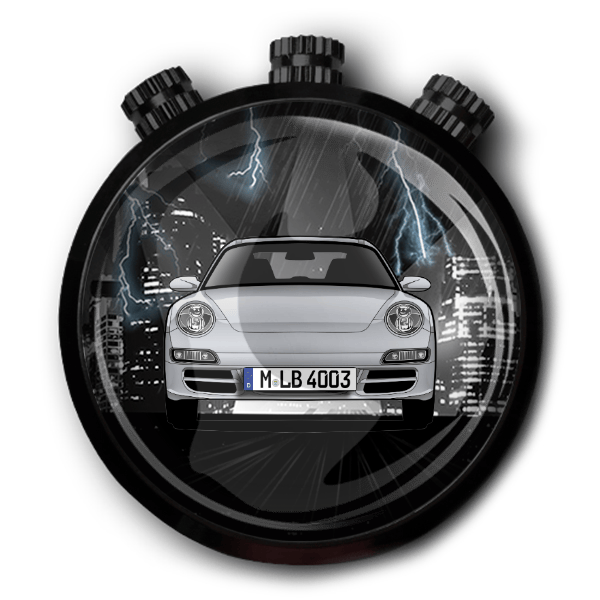 911 991 Targa Autoduft personalisiert mit deinem Auto u. Kennzeichen!