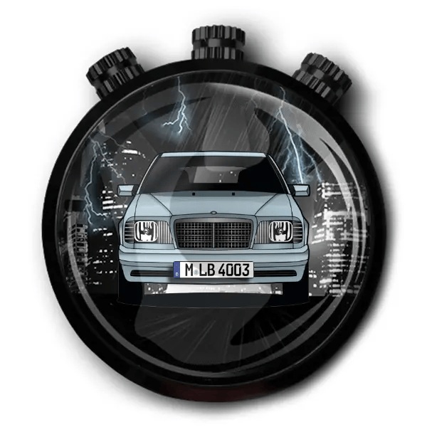 E-Klasse Coupe Autoduft personalisiert mit deinem Auto u. Kennzeichen!