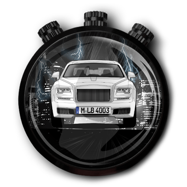 Ghost Autoduft personalisiert mit deinem Auto u. Kennzeichen!
