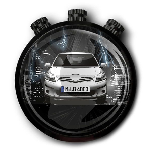 Auris Autoduft personalisiert mit deinem Auto u. Kennzeichen!