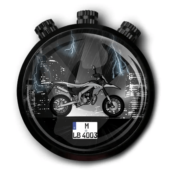 SX 50 Autoduft personalisiert mit deinem Motorrad u. Kennzeichen!