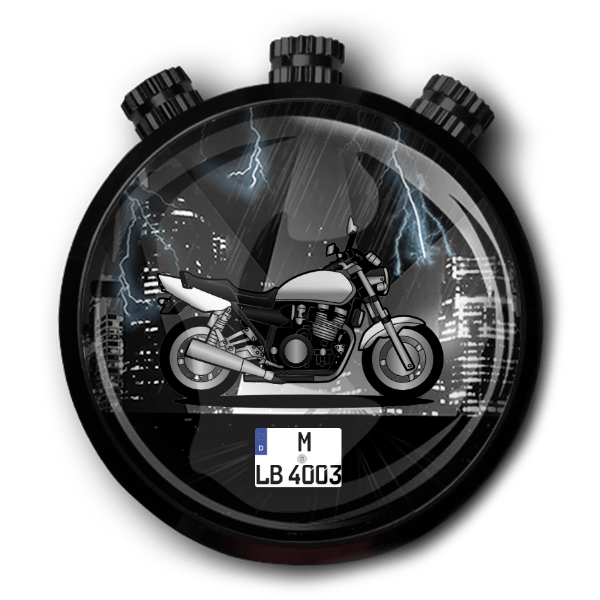 XJR1200 Autoduft personalisiert mit deinem Motorrad u. Kennzeichen!