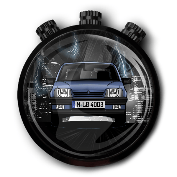 Ascona Liftback Autoduft personalisiert mit deinem Auto u. Kennzeichen!
