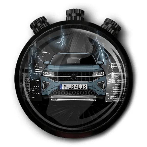T-Cross Autoduft personalisiert mit deinem Auto u. Kennzeichen!