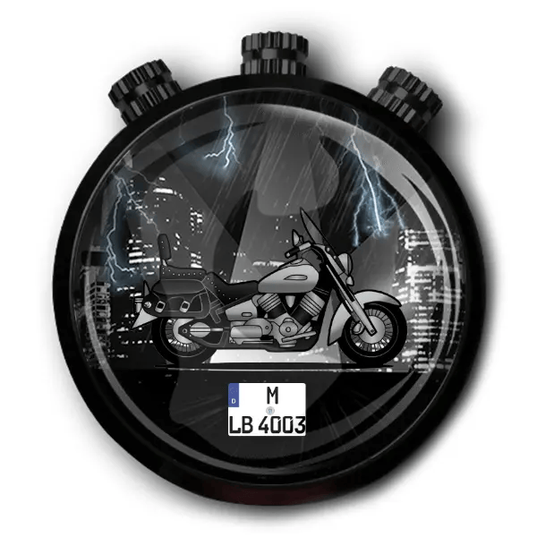 Dragstar 1100 Autoduft personalisiert mit deinem Motorrad u. Kennzeichen!