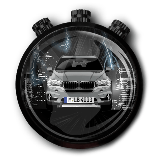 X5 M Autoduft personalisiert mit deinem Auto u. Kennzeichen!