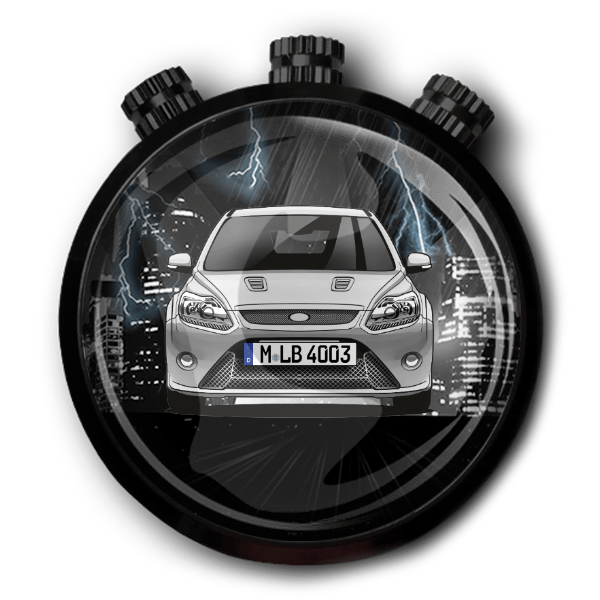 Focus RS Autoduft personalisiert mit deinem Auto u. Kennzeichen!
