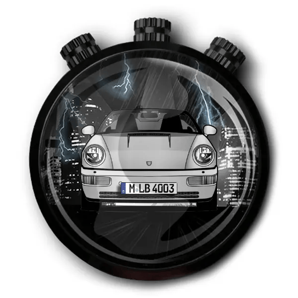 911 964 Cabriolet Autoduft personalisiert mit deinem Auto u. Kennzeichen!