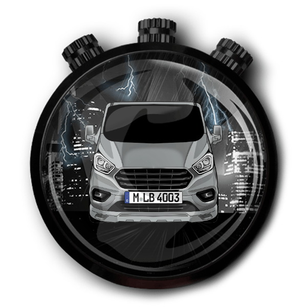 Tourneo Custom Sport Autoduft personalisiert mit deinem Auto u. Kennzeichen!