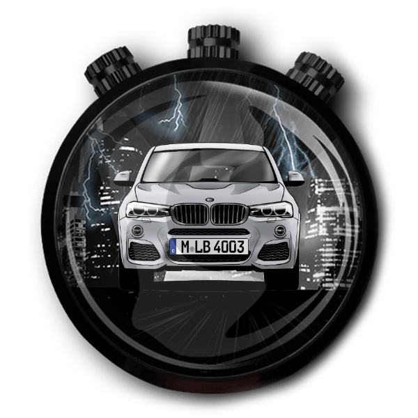 X4 Autoduft personalisiert mit deinem Auto u. Kennzeichen!