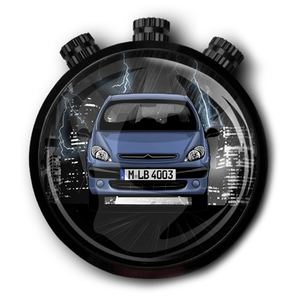Xsara Picasso Autoduft personalisiert mit deinem Auto u. Kennzeichen!