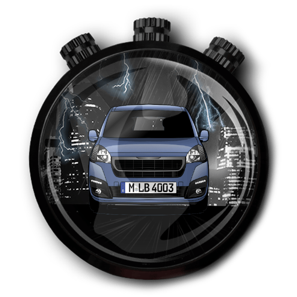 Partner Autoduft personalisiert mit deinem Auto u. Kennzeichen!