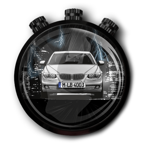 3er Reihe Coupe Autoduft personalisiert mit deinem Auto u. Kennzeichen!