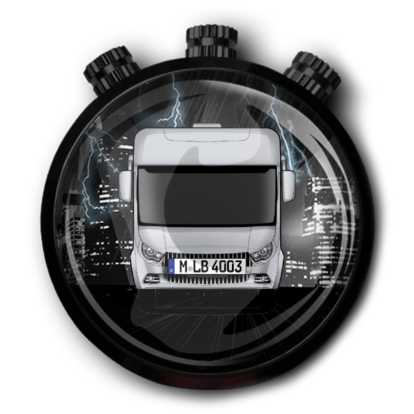 Chic Autoduft personalisiert mit deinem Wohnwagen u. Kennzeichen!