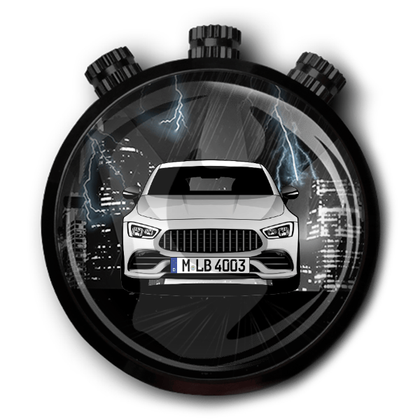 AMG GT 43 Autoduft personalisiert mit deinem Auto u. Kennzeichen!