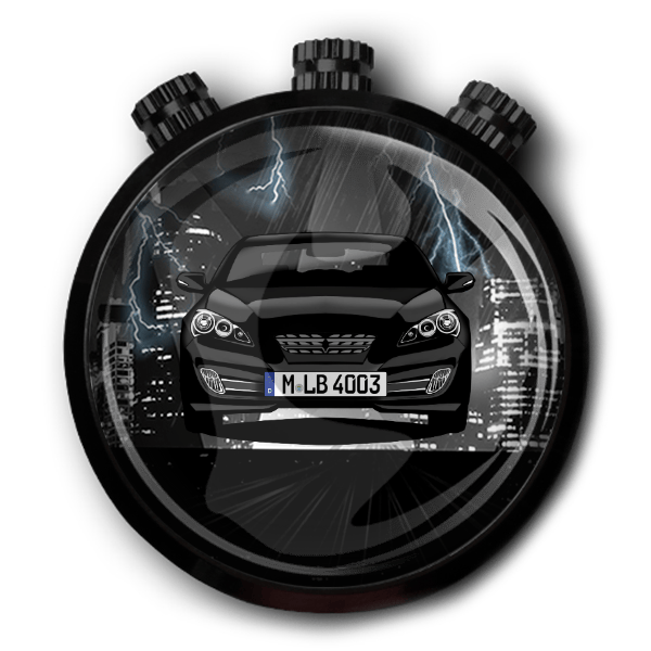 Genesis Coupe Autoduft personalisiert mit deinem Auto u. Kennzeichen!