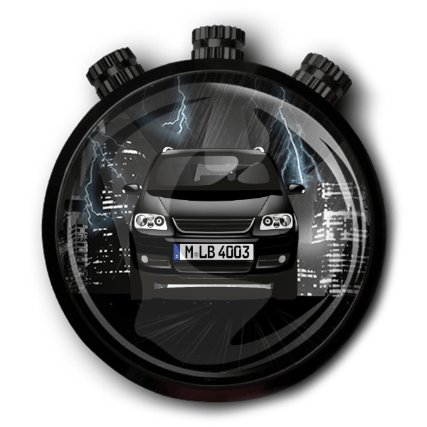 Touran Autoduft personalisiert mit deinem Auto u. Kennzeichen!