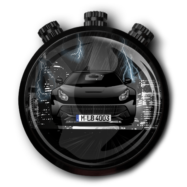 F12 Coupe Autoduft personalisiert mit deinem Auto u. Kennzeichen!