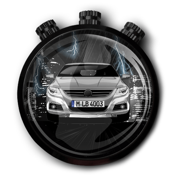 Passat CC Autoduft personalisiert mit deinem Auto u. Kennzeichen!
