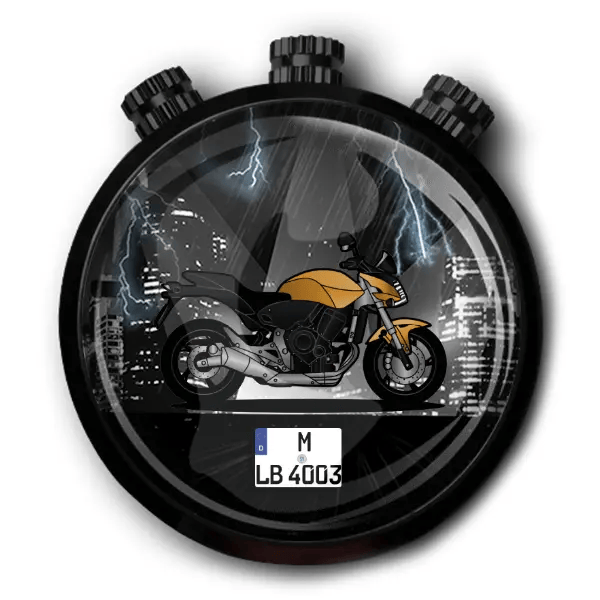 CB750 Hornet Autoduft personalisiert mit deinem Motorrad u. Kennzeichen!