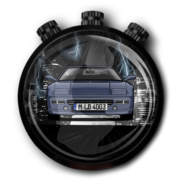 F355 Coupe Autoduft personalisiert mit deinem Auto u. Kennzeichen!