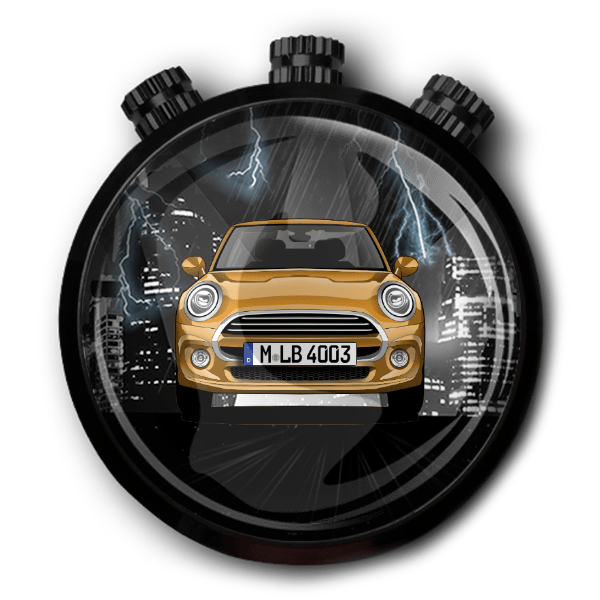Cooper One Cabriolet Autoduft personalisiert mit deinem Auto u. Kennzeichen!