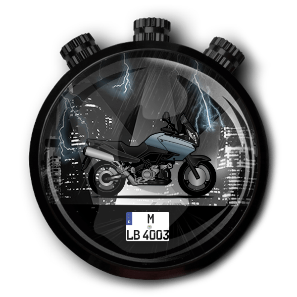 KLV 1000 Autoduft personalisiert mit deinem Motorrad u. Kennzeichen!