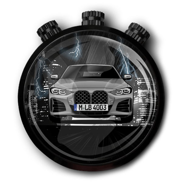 4er Reihe Coupe Autoduft personalisiert mit deinem Auto u. Kennzeichen!