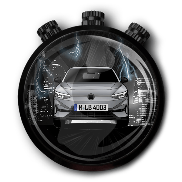 ID.7 Autoduft personalisiert mit deinem Auto u. Kennzeichen!