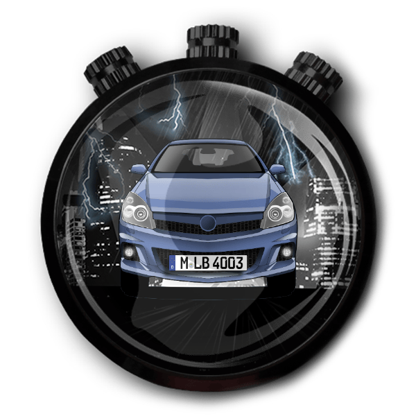 Astra OPC Autoduft personalisiert mit deinem Auto u. Kennzeichen!