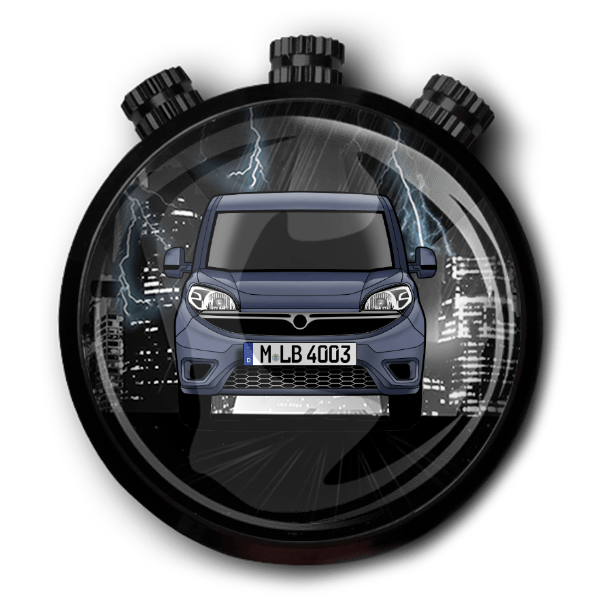 Doblo Autoduft personalisiert mit deinem Auto u. Kennzeichen!