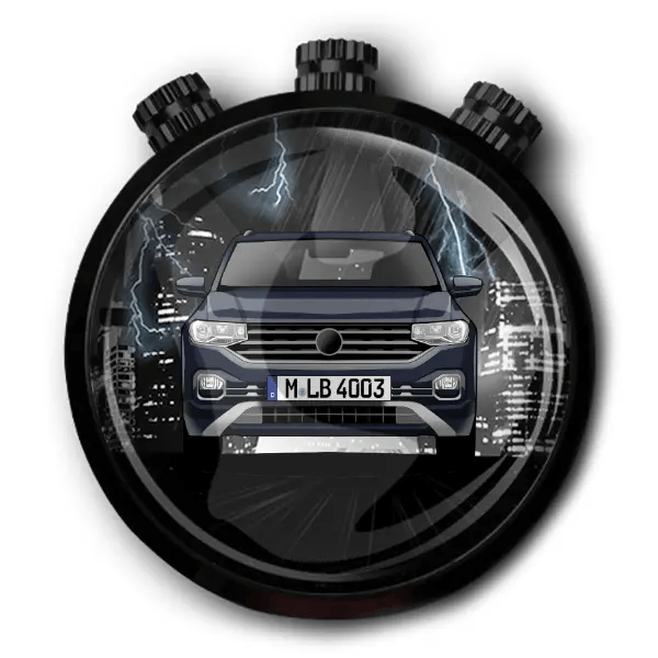 T-Cross Autoduft personalisiert mit deinem Auto u. Kennzeichen!